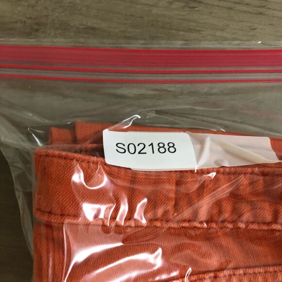 Pilcro and the Letterpress Womens Jeans Orange Fit Capri Cropped Cotton Blend 26 - Picture 12 of 12